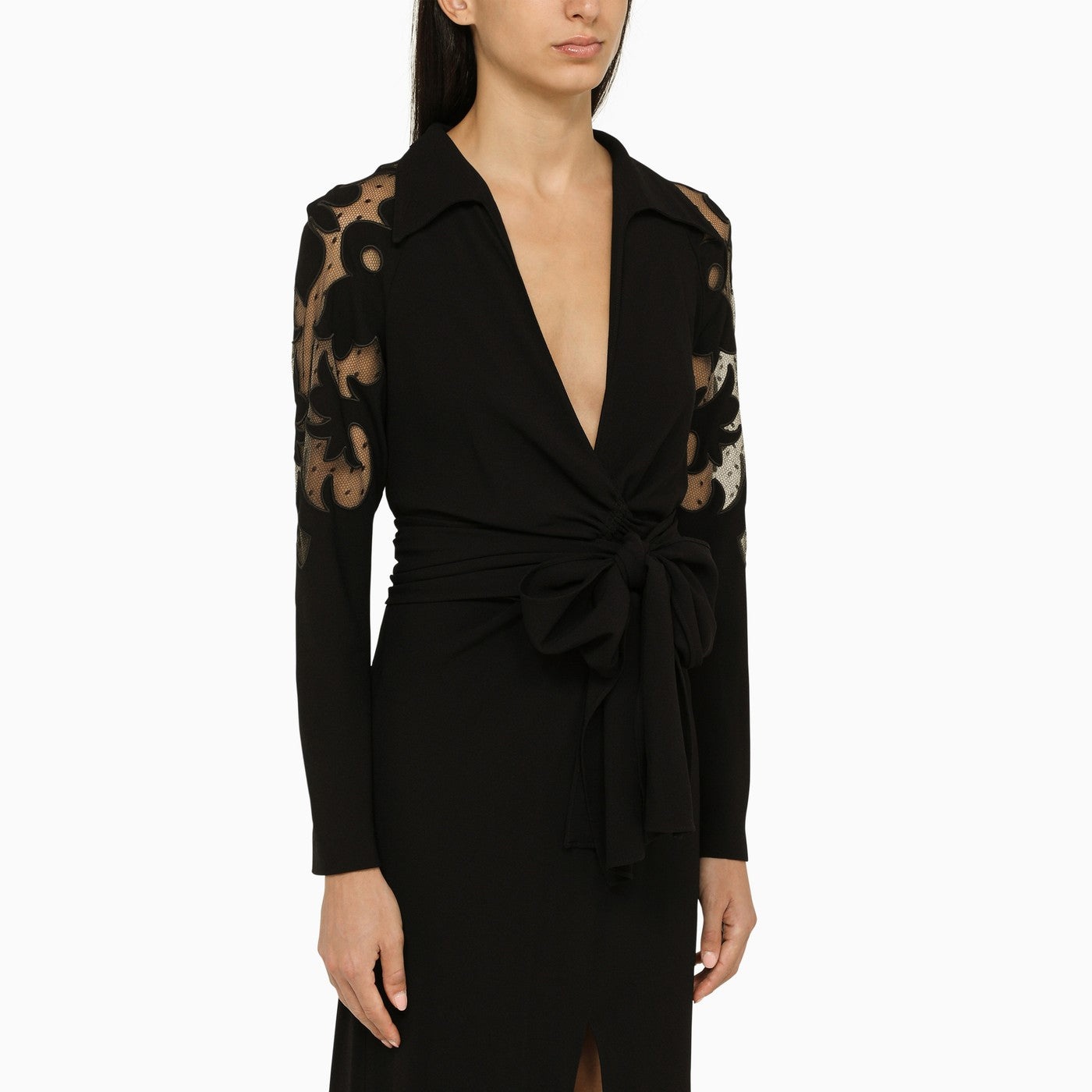 Etro Etro Black Dress With Tulle Details | balardi | REVERSIBLE