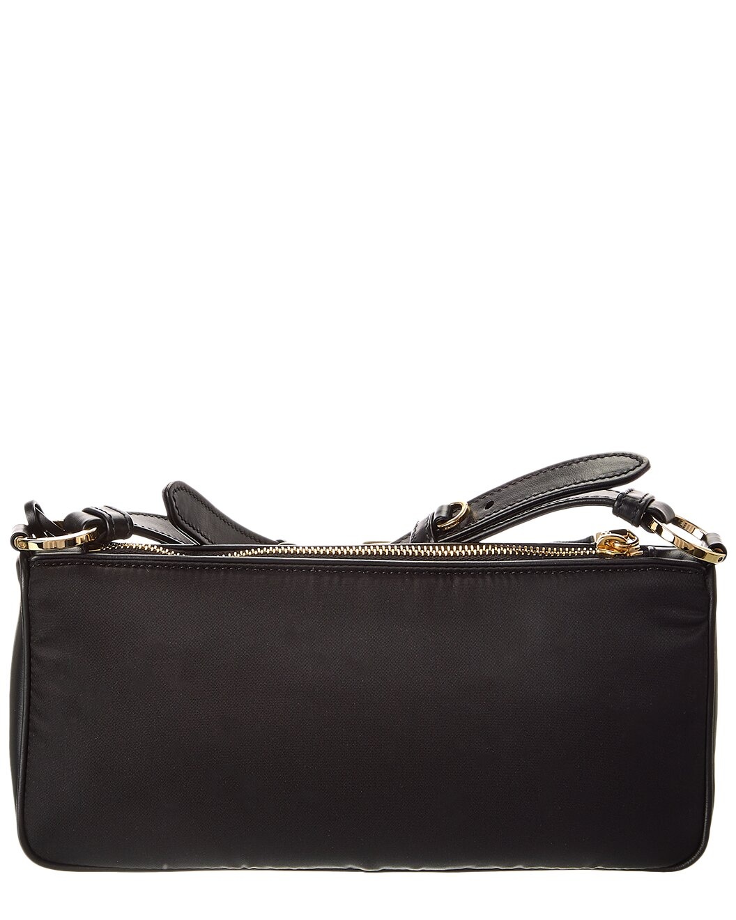 Prada Small Re-Nylon & Leather Shoulder Bag - 2