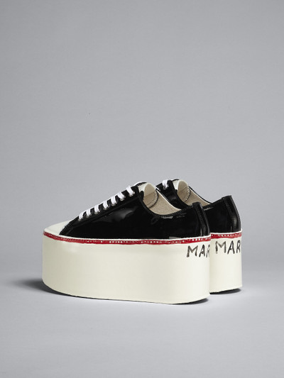 Marni PATENT LEATHER PLATFORM SNEAKER outlook