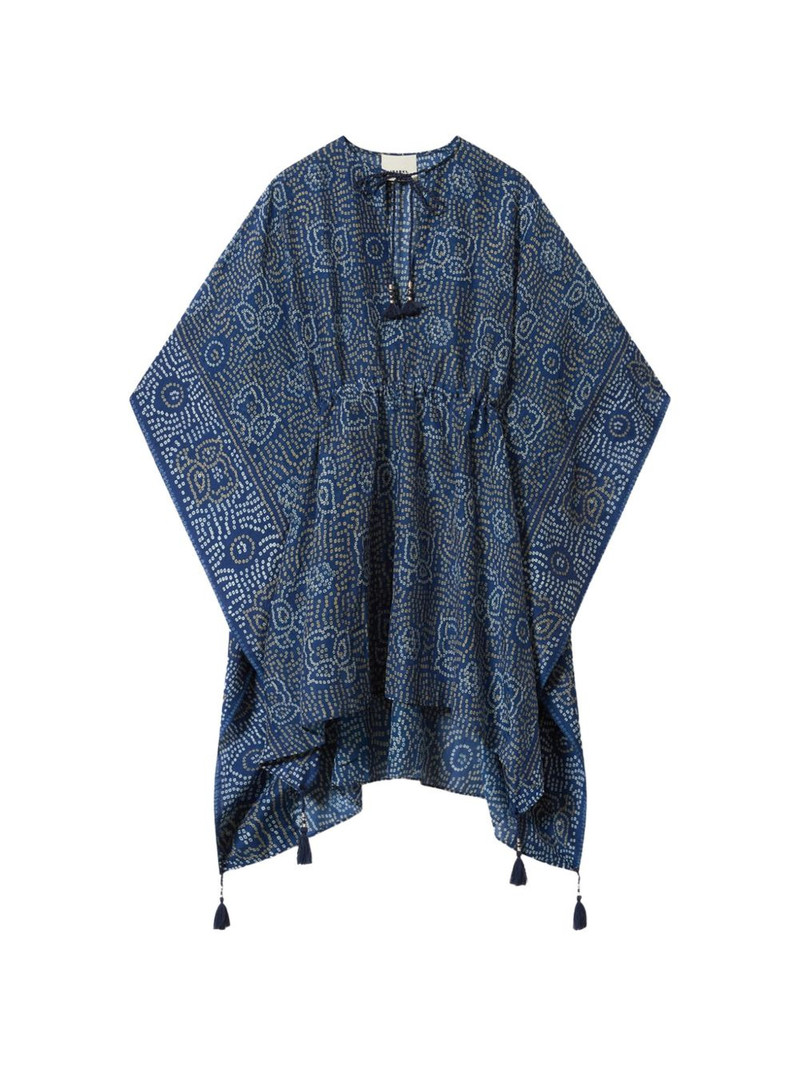 LORELIZ tassel patterned cover-up 1
