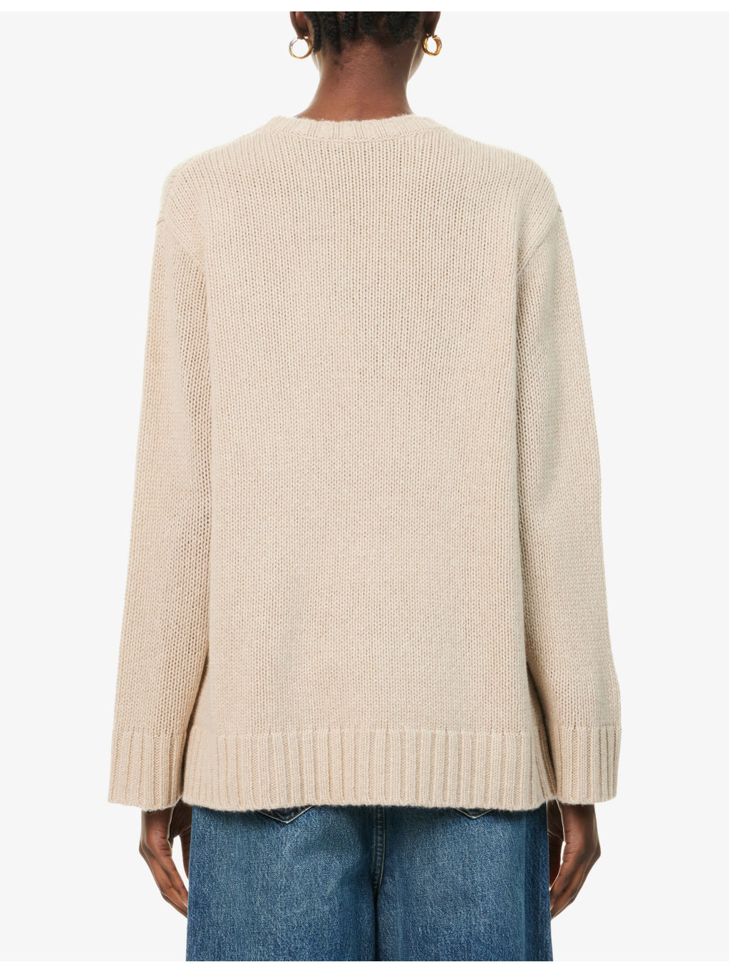 Amelia Round-Neck Cashmere Jumper - 4
