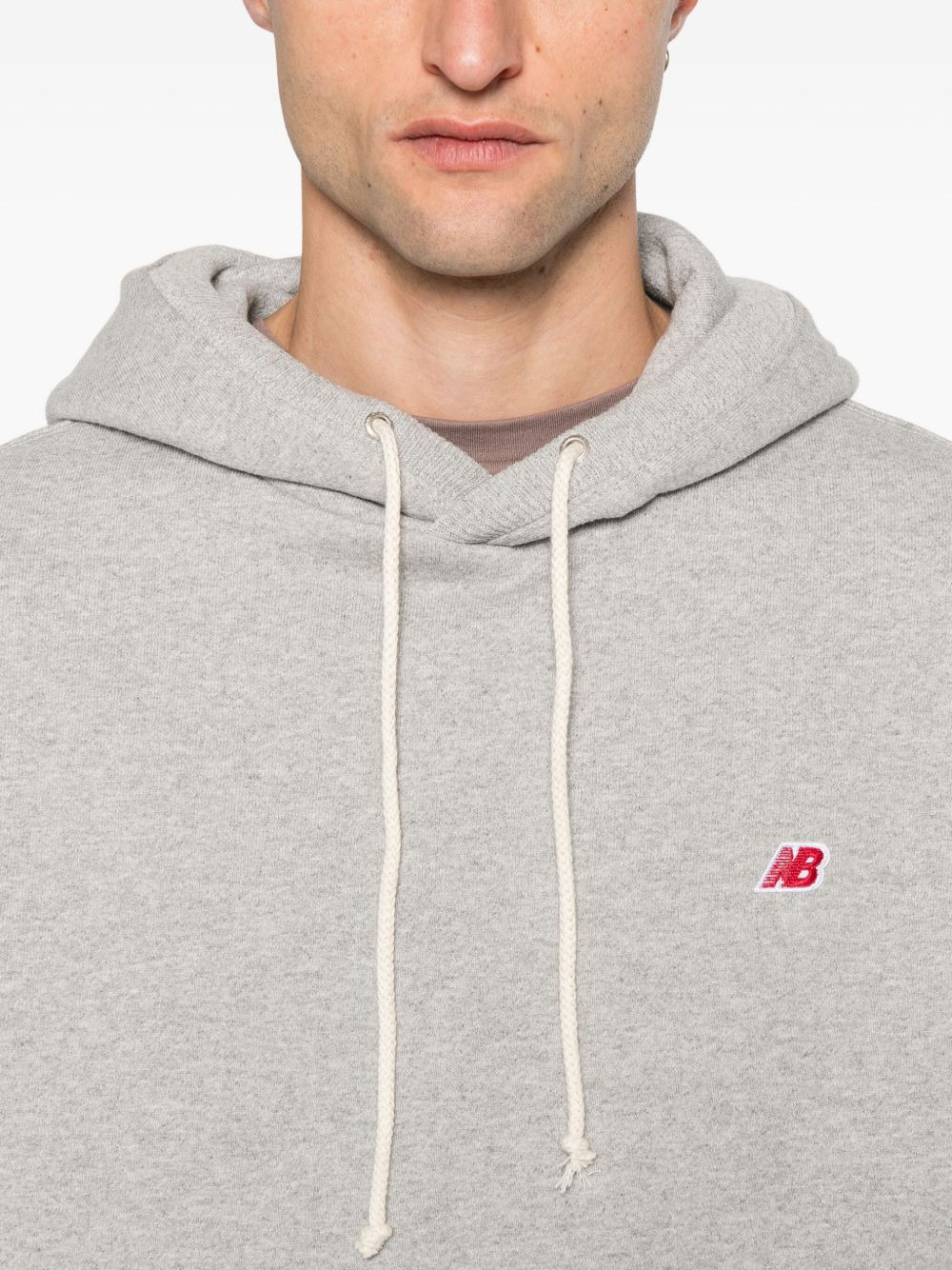 logo-embroidered hoodie - 5