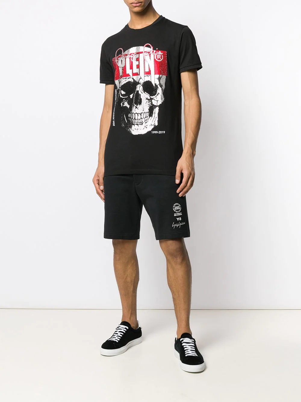 skull print T-shirt - 2