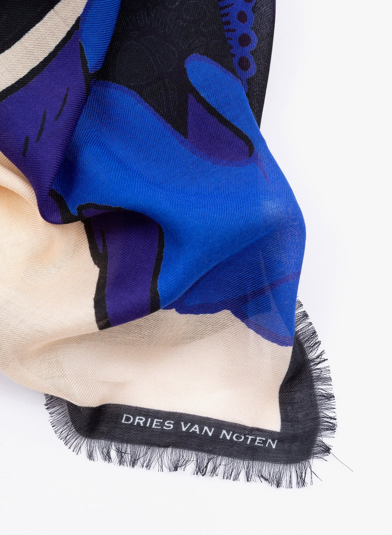 Dries Van Noten FLORAL SQUARE SCARF outlook