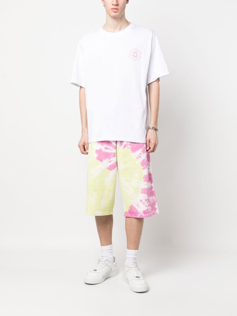 tie-dye print bermuda shorts - 2