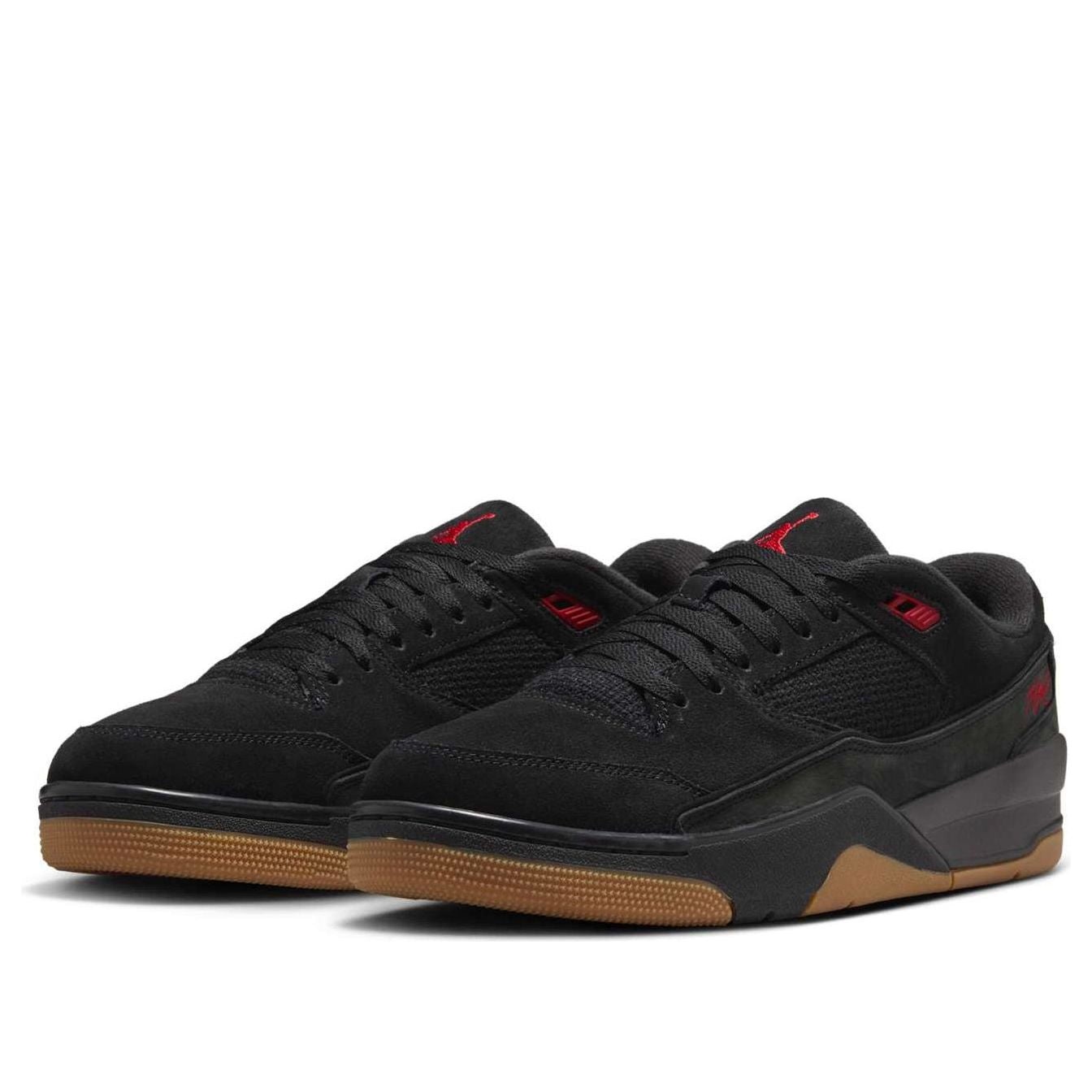 Air Jordan Flight Court 'Black Varsity Red' HF3255-001 - 3