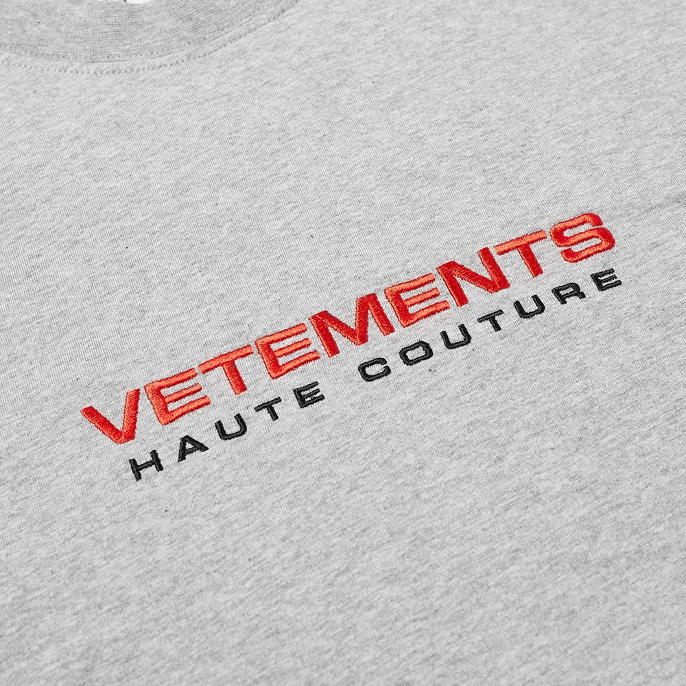 VETEMENTS Oversize Logo Haute Couture Tee - 2