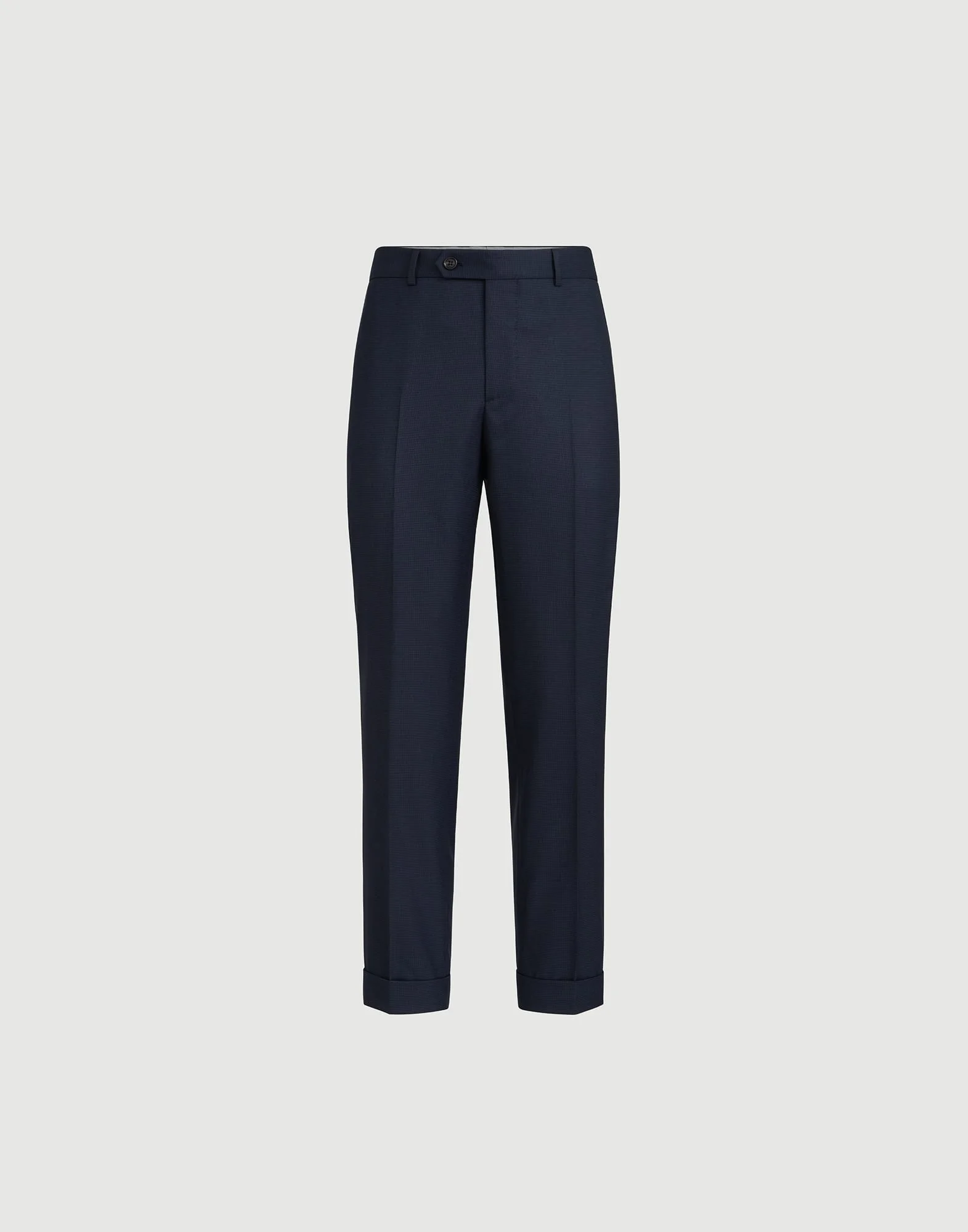 Virgin wool houndstooth 공식적인 적합 바지 - 1