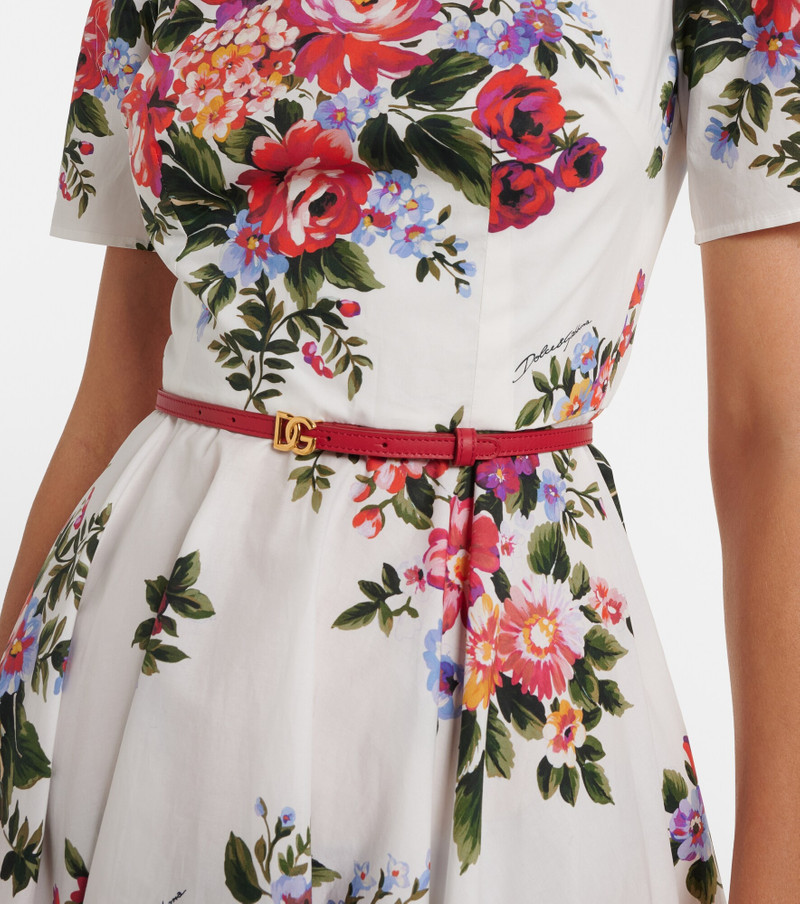 Dolce & Gabbana DG leather belt outlook