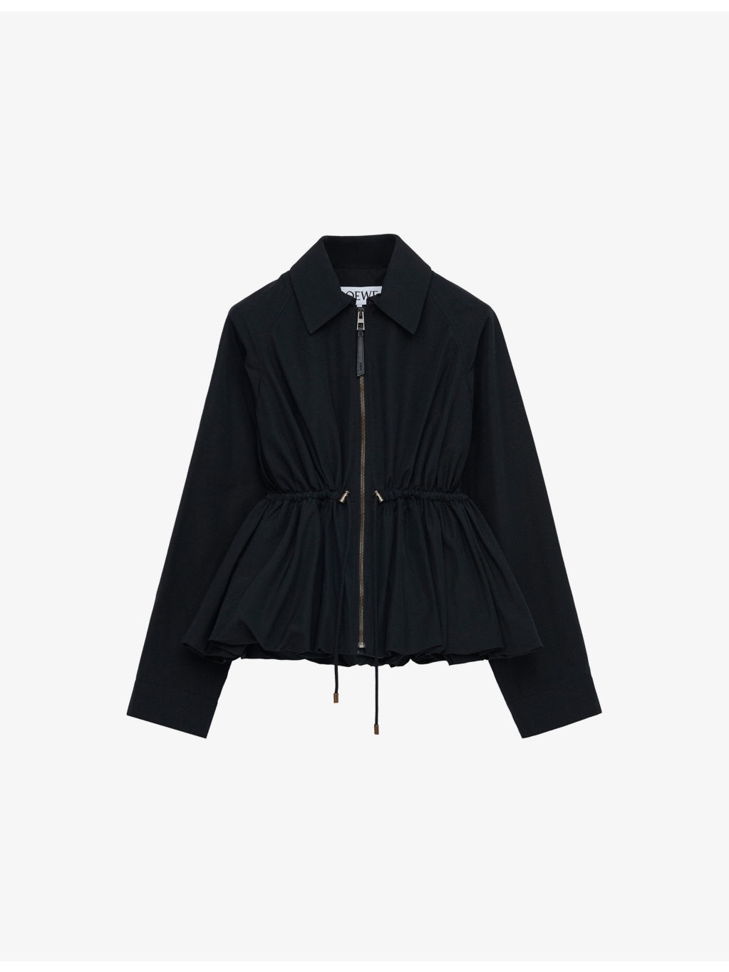 Drawstring-Waist Cotton-Blend Jacket - 1