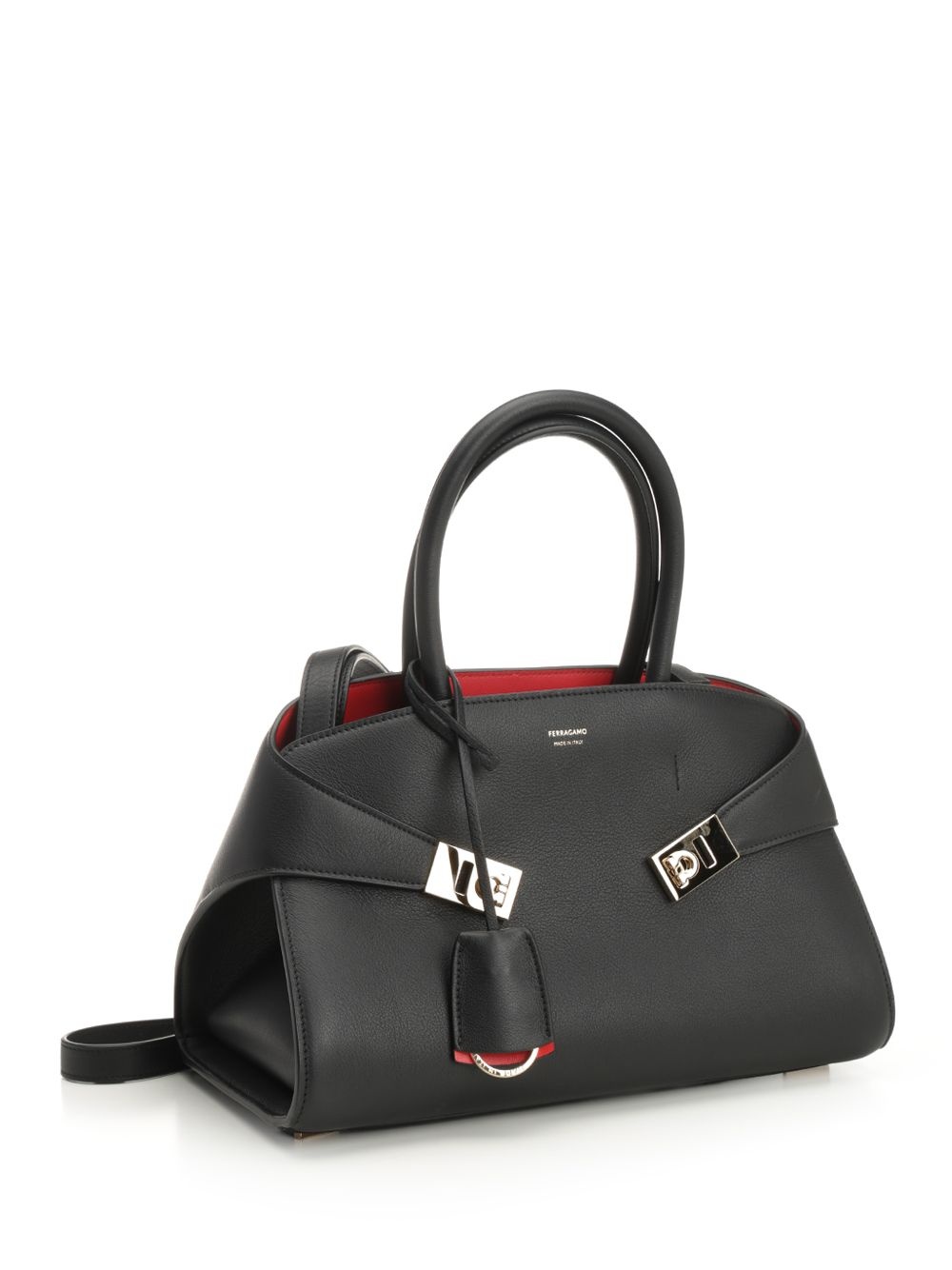 Hug Small Top Handle Bag Handbags Black - 2