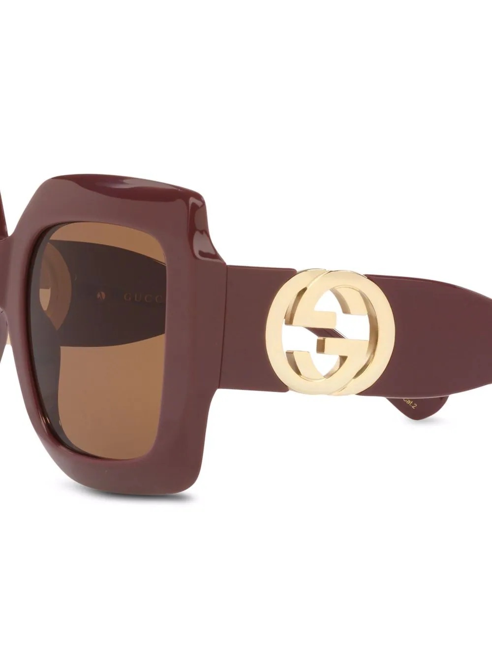 GG oversized square-frame sunglasses - 3