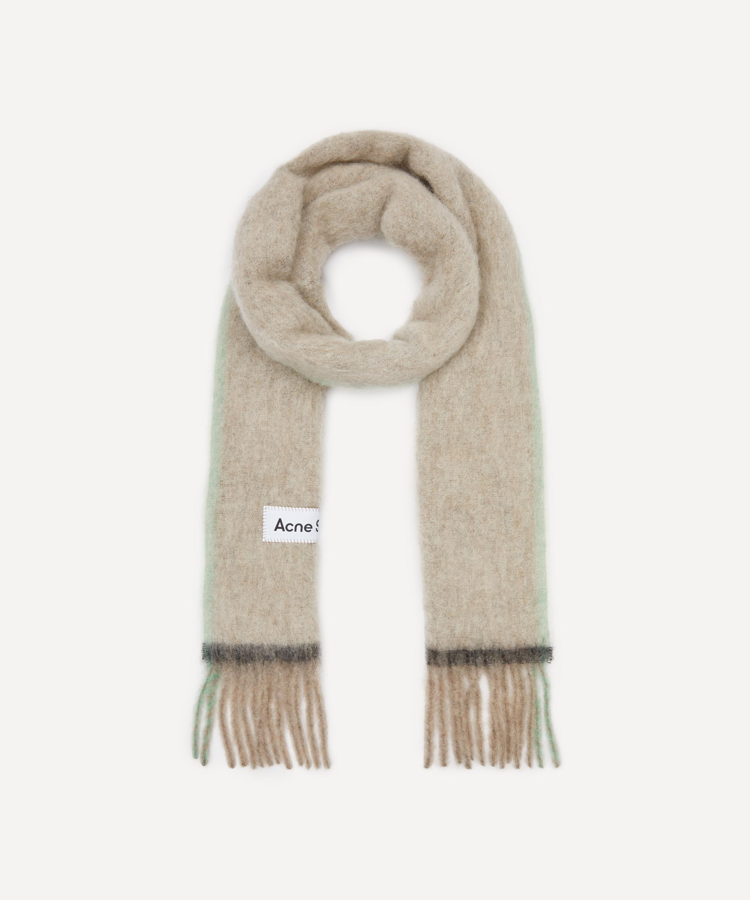 Narrow Wool-Mohair Scarf - 1