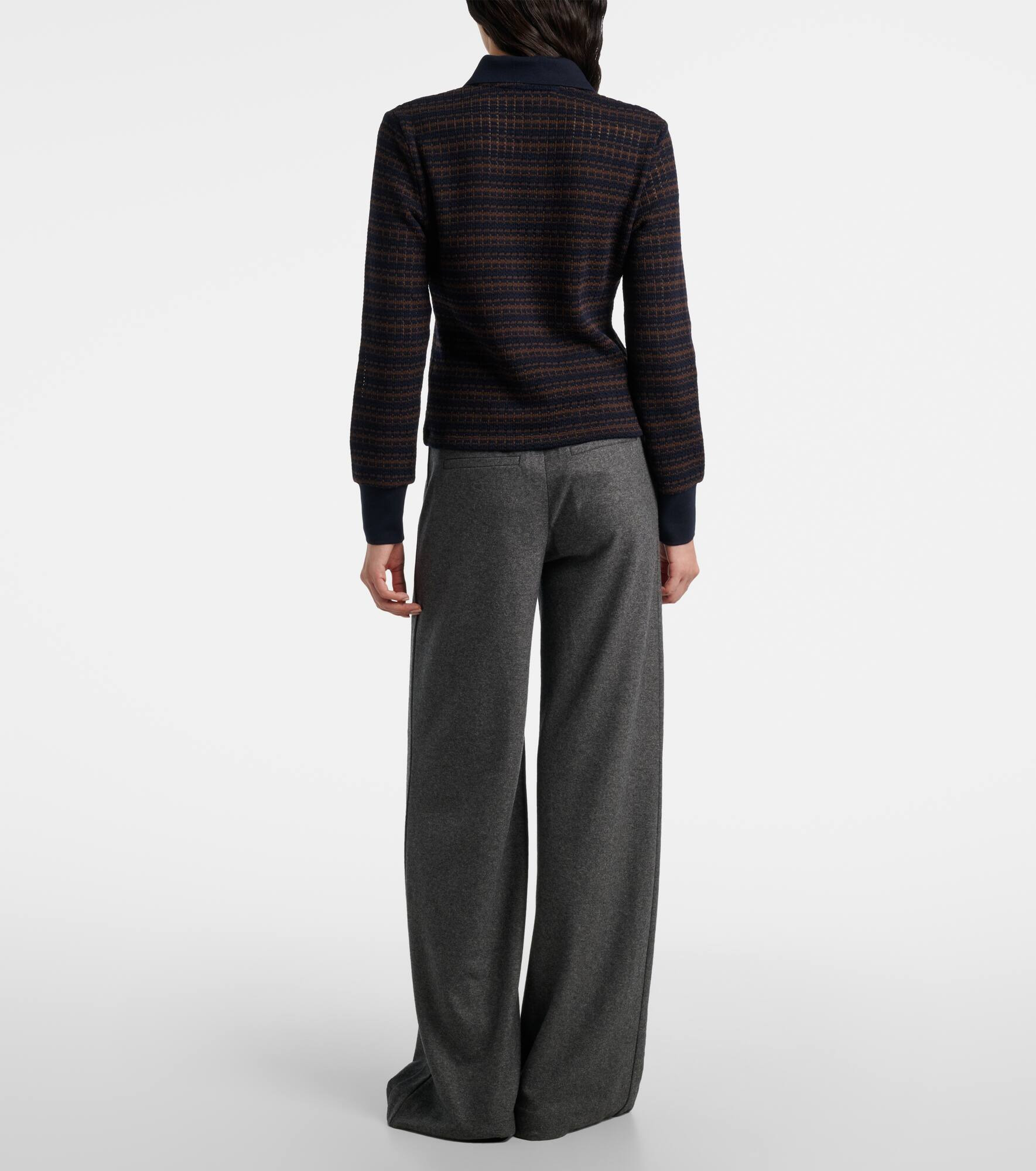 Kamal striped polo sweater - 3