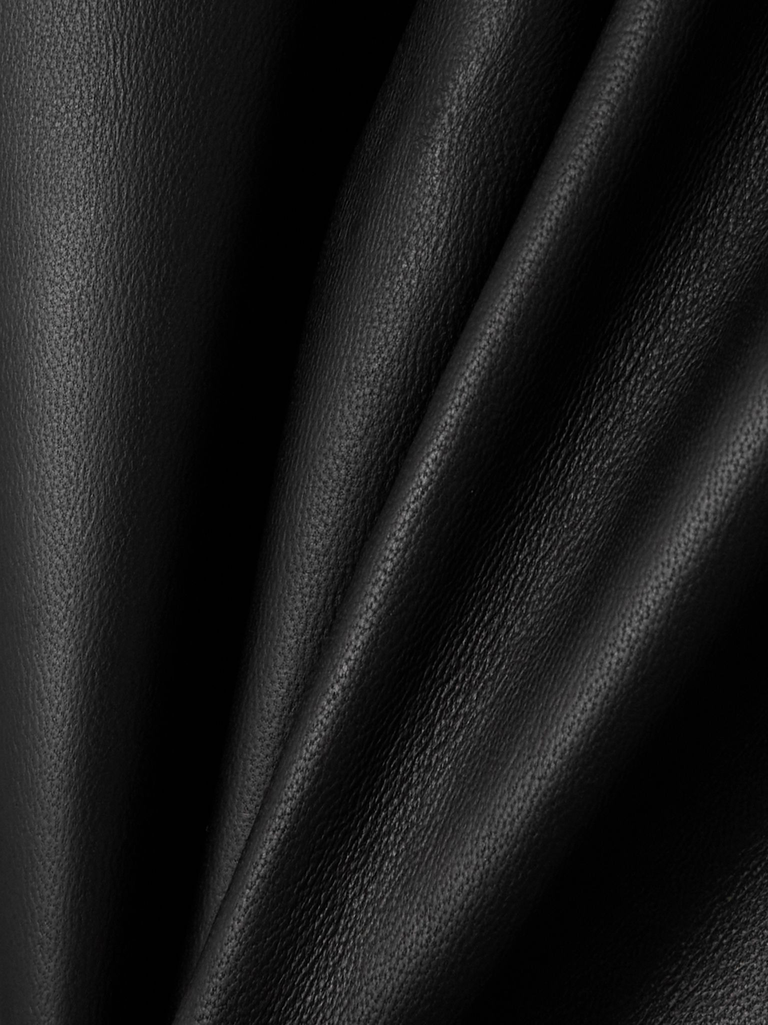 Cobe paneled leather straight-leg pants Black - 5