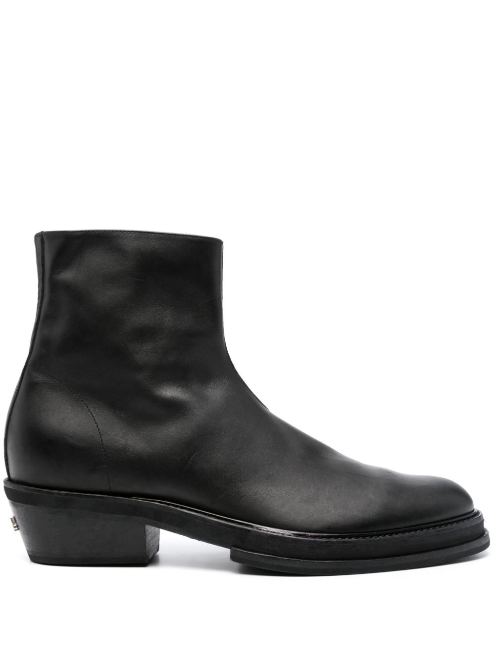 Cuban-heel ankle boots - 1