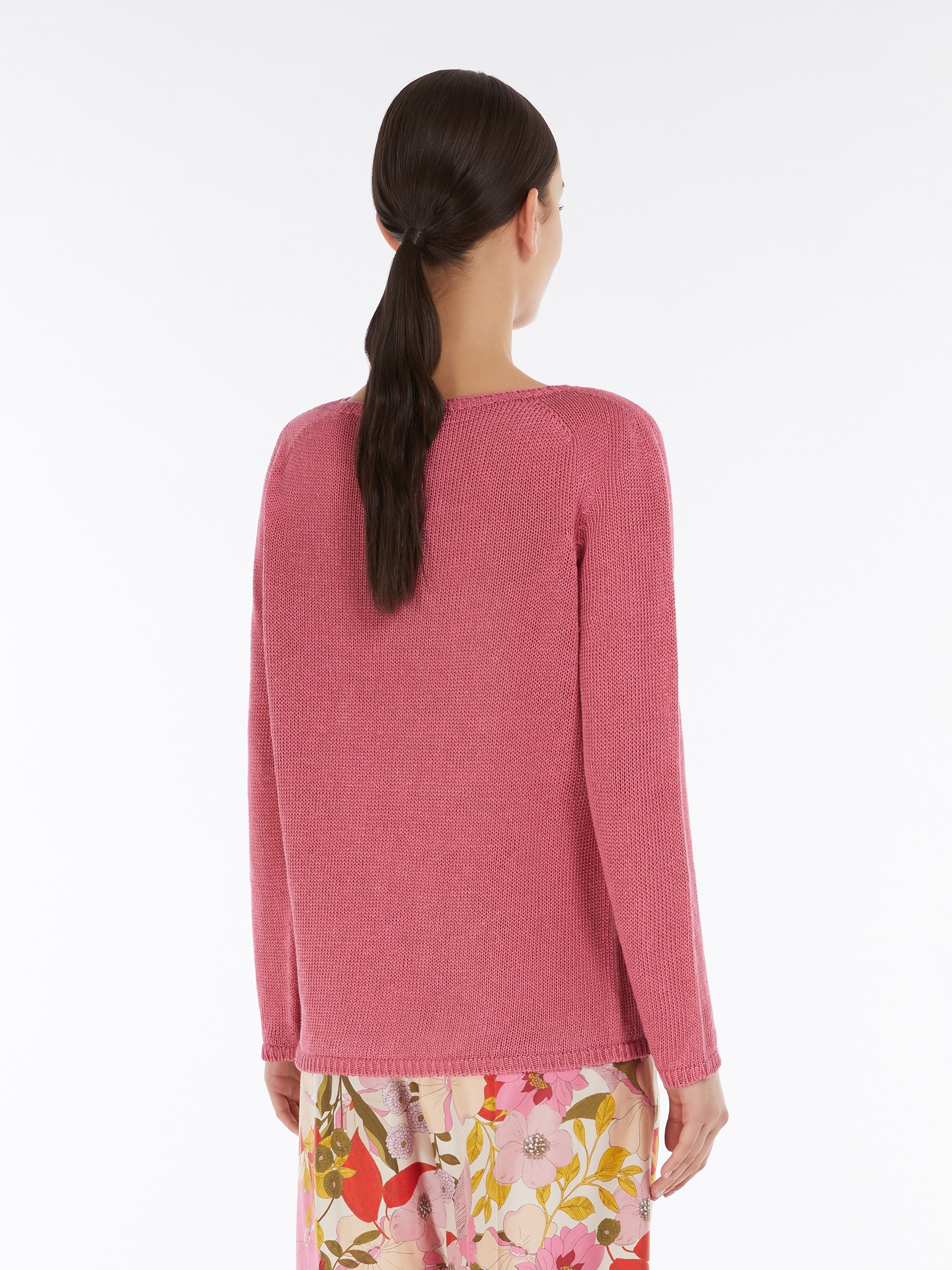 GIOLINO Long-sleeved linen sweater - 4