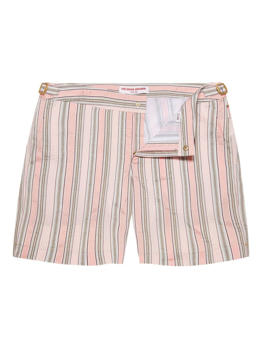 Bulldog striped shorts - 1