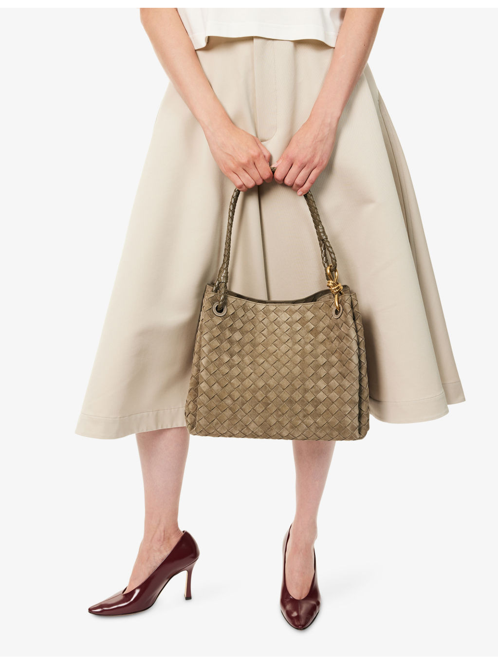 Parachute Large Suede Shoulder Bag - 6