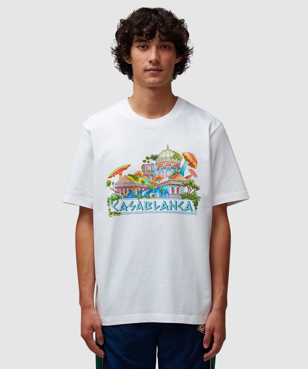 CASABLANCA The road to knowledge t-shirt | sevenstore | REVERSIBLE