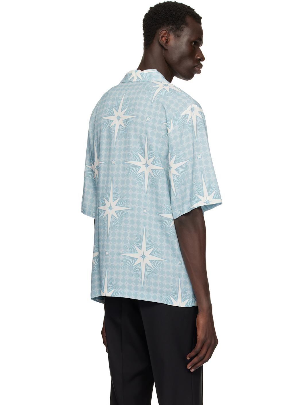 Blue Starburst Camp Shirt - 3