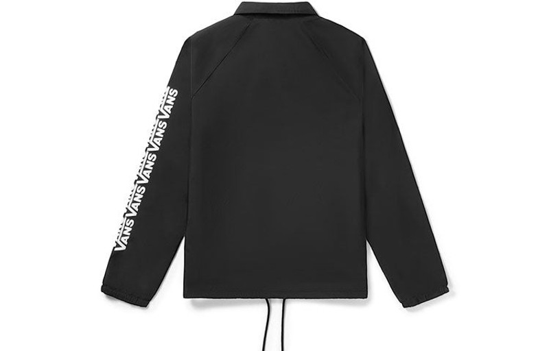 Vans (WMNS) Vans Logo Printing Coach Jacket Black VN0A4CX9BLK outlook