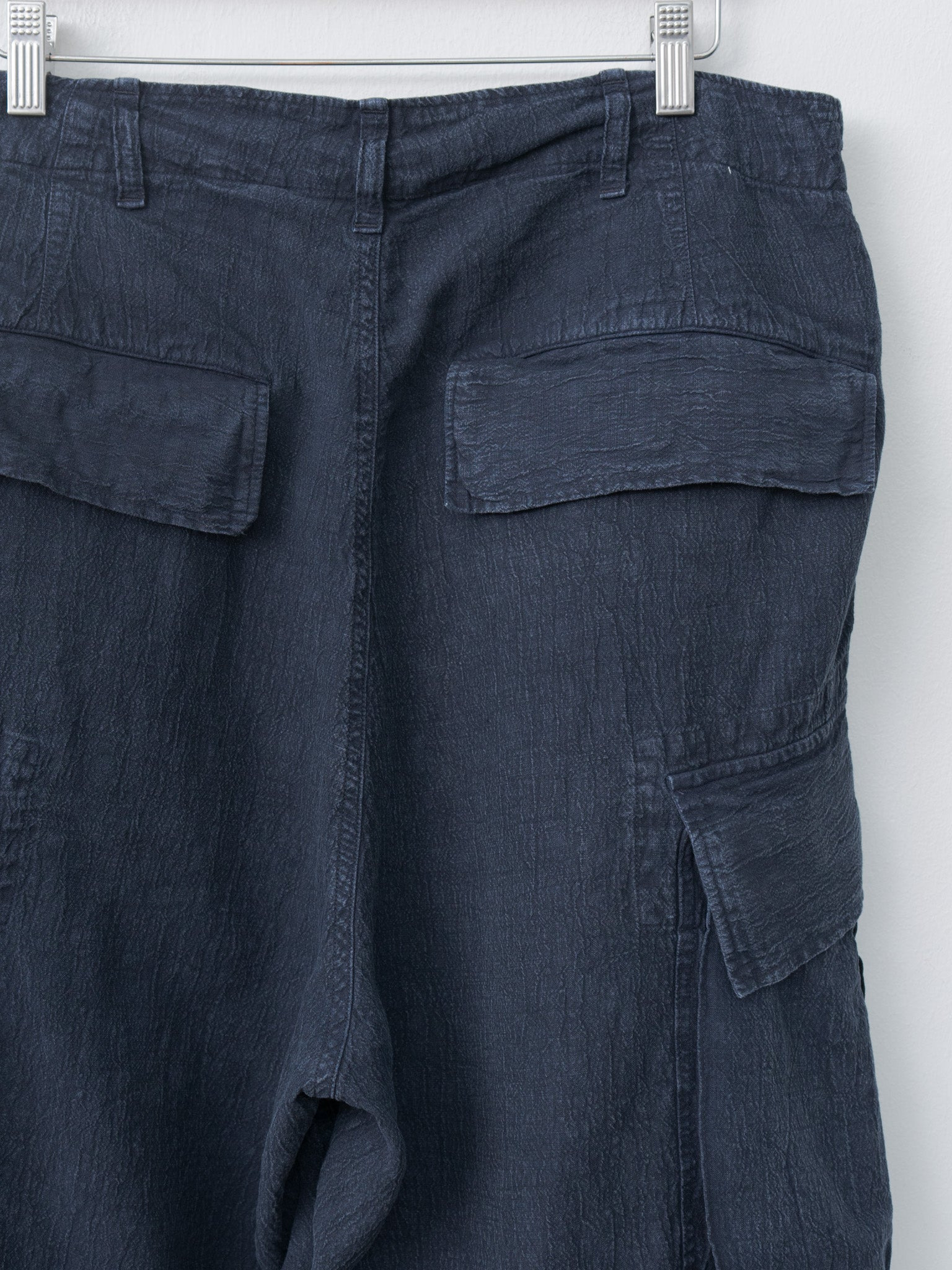 Linen Jungle Fatigue Pants - Navy - 11
