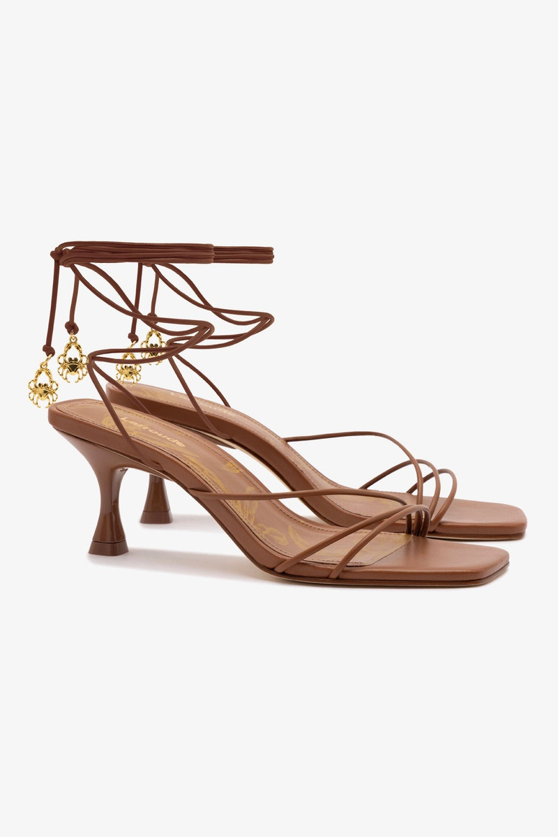 Nadia Sandal In Caramel Leather 3