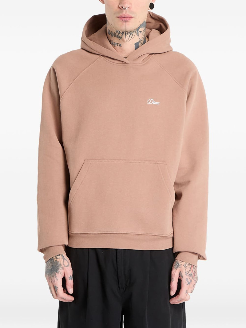 logo-detail pouch-pocket hoodie 1