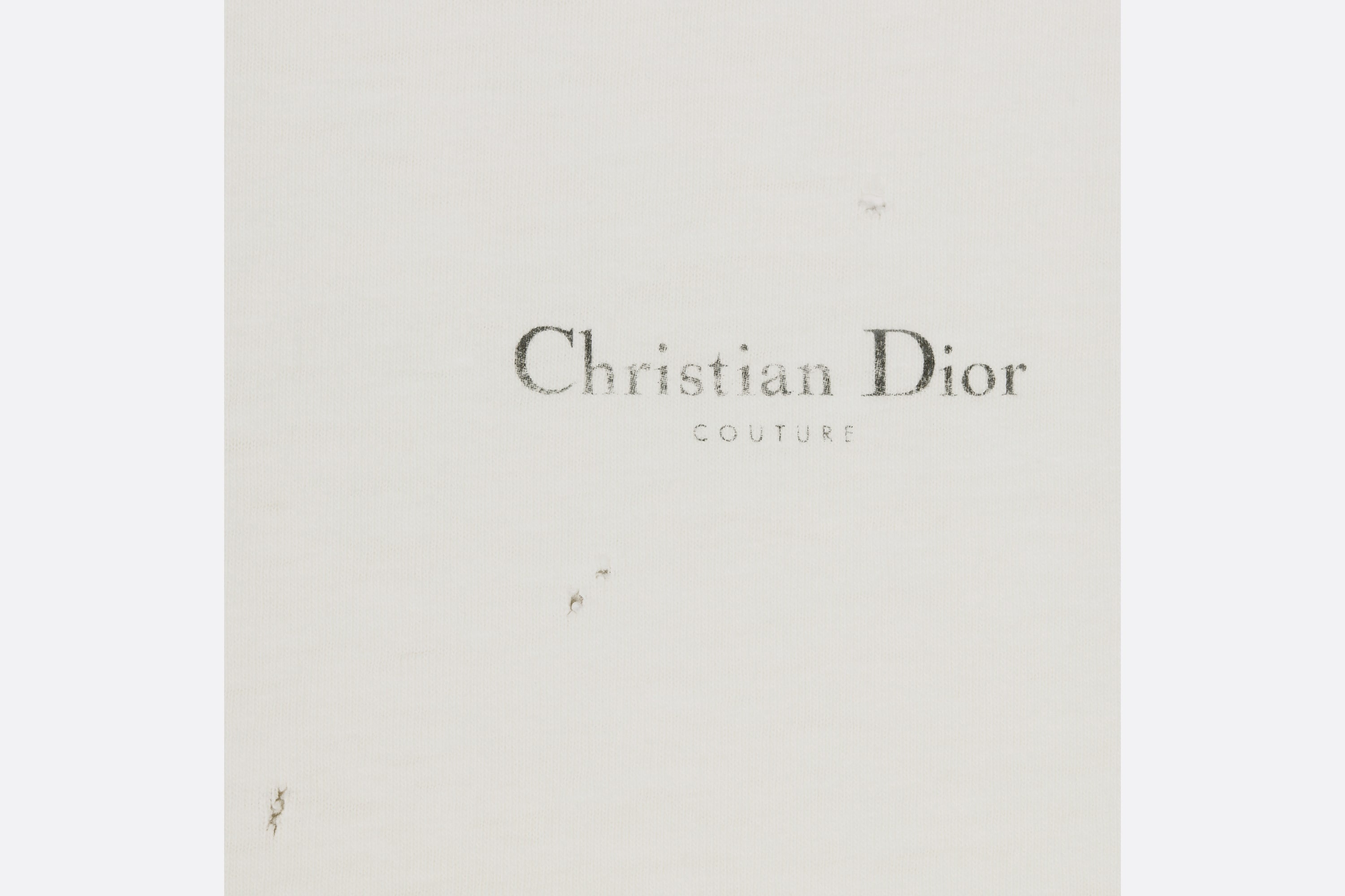 Christian Dior Couture Relaxed-Fit T-Shirt White Cotton Jersey, DIOR in  2023