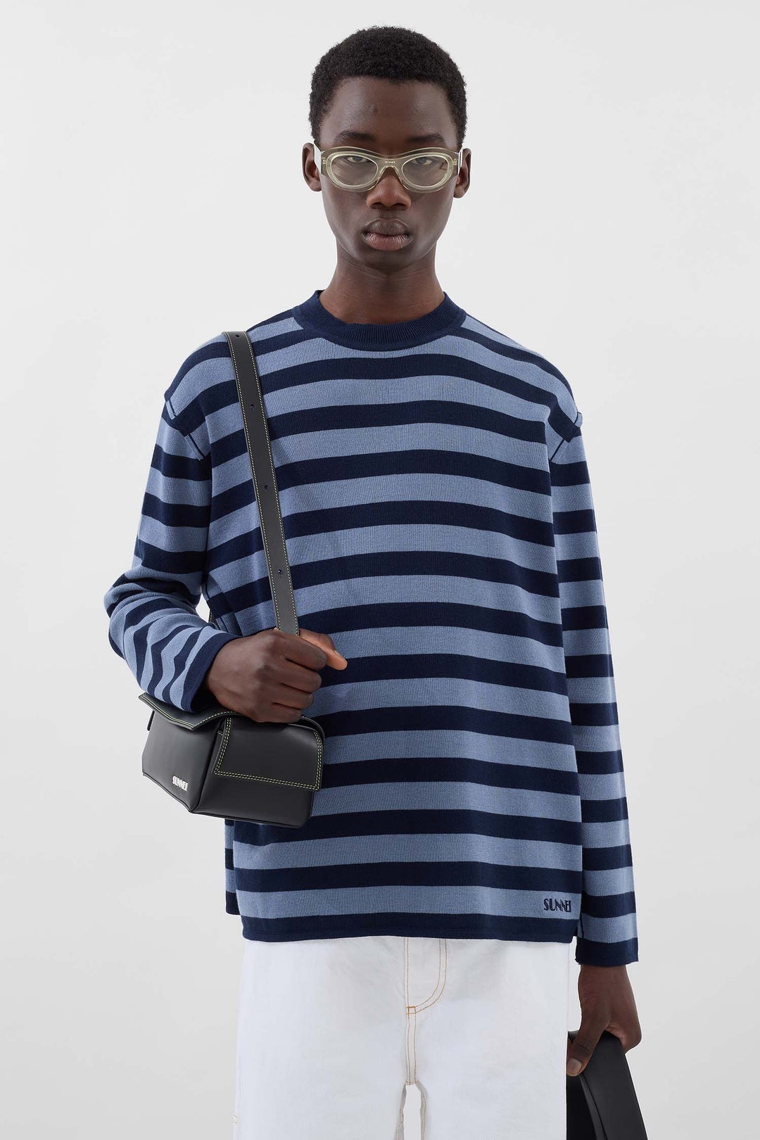 MAGLIA UNITA LONGSLEEVE SHIRT / smoke blue & dark blue - 2