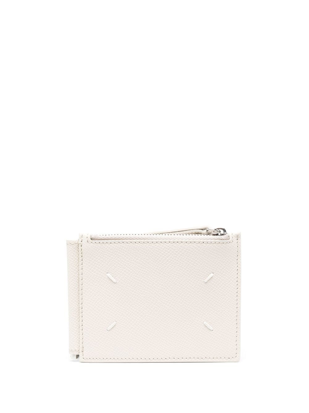 leather debossed-logo cardholder - 2