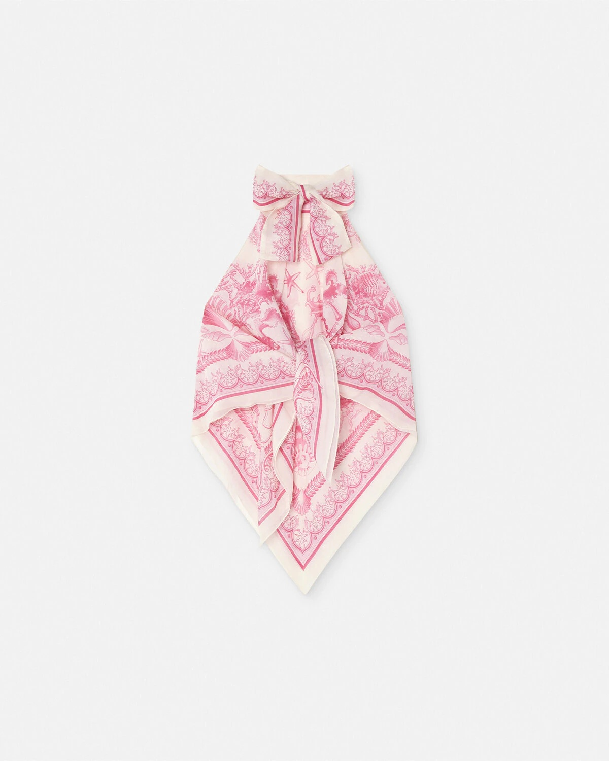 Underwater Barocco Cover-Up Foulard Top - 3