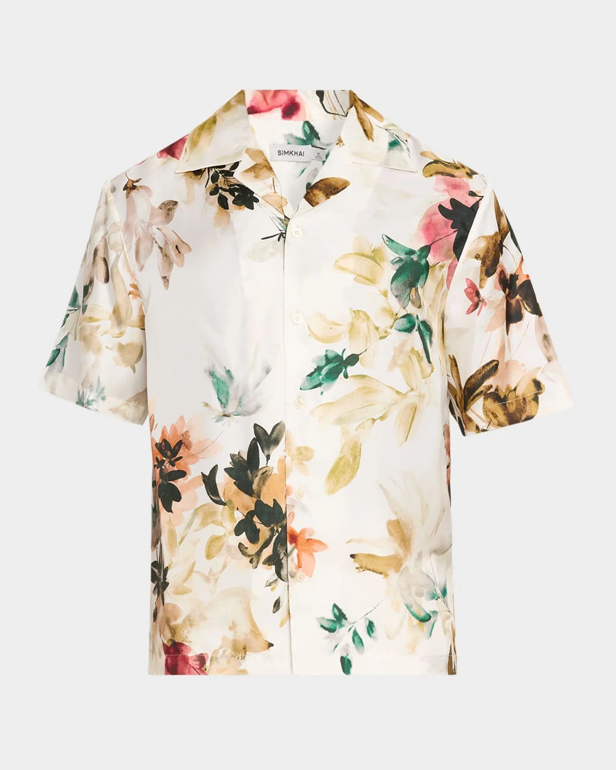 Men & apos;s Casper Printed Silk Shirt - 1