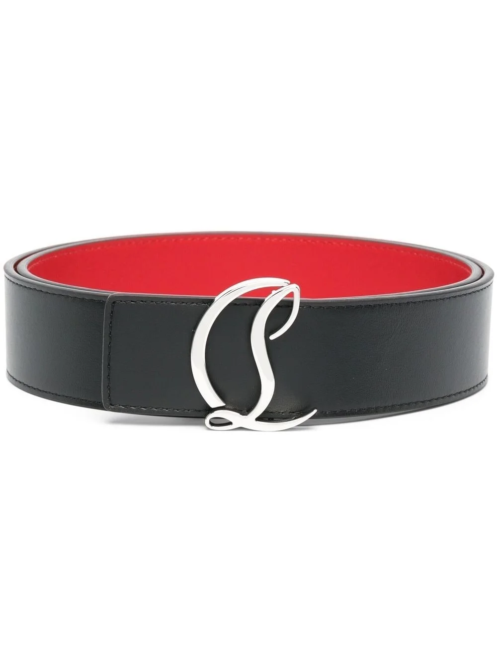 Monogram logo buckle belt - 1