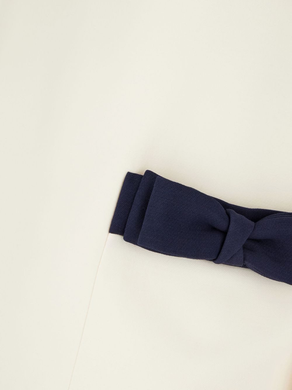 bow-detail short-sleeve mini dress - 3