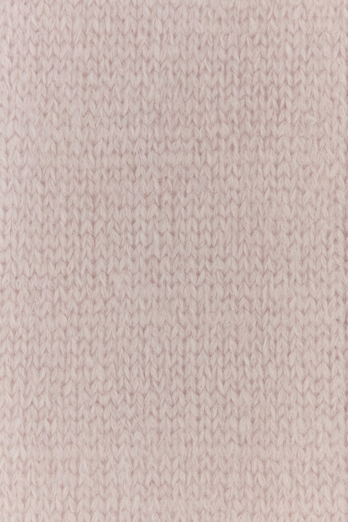 Pastel pink mohair blend scarf - 3