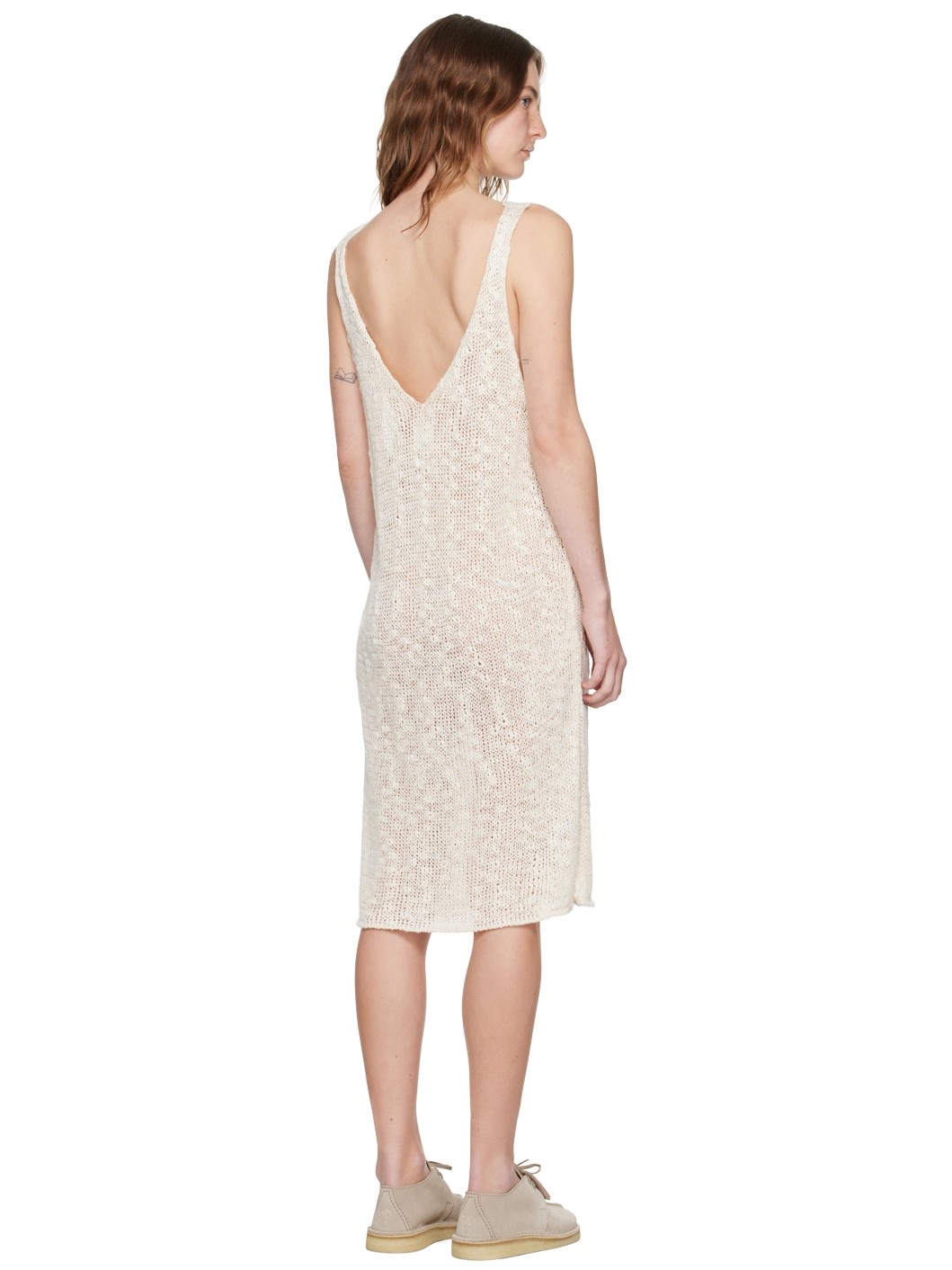 Beige Harena Midi Dress - 3