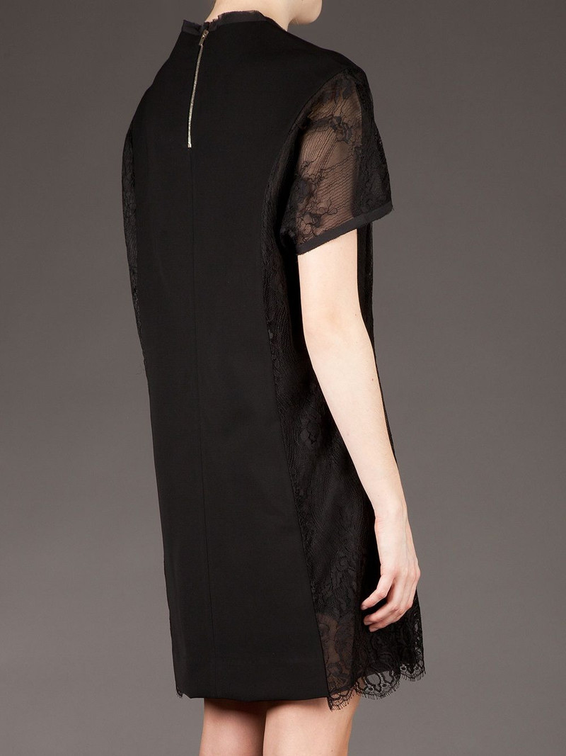 semi sheer shift dress 4