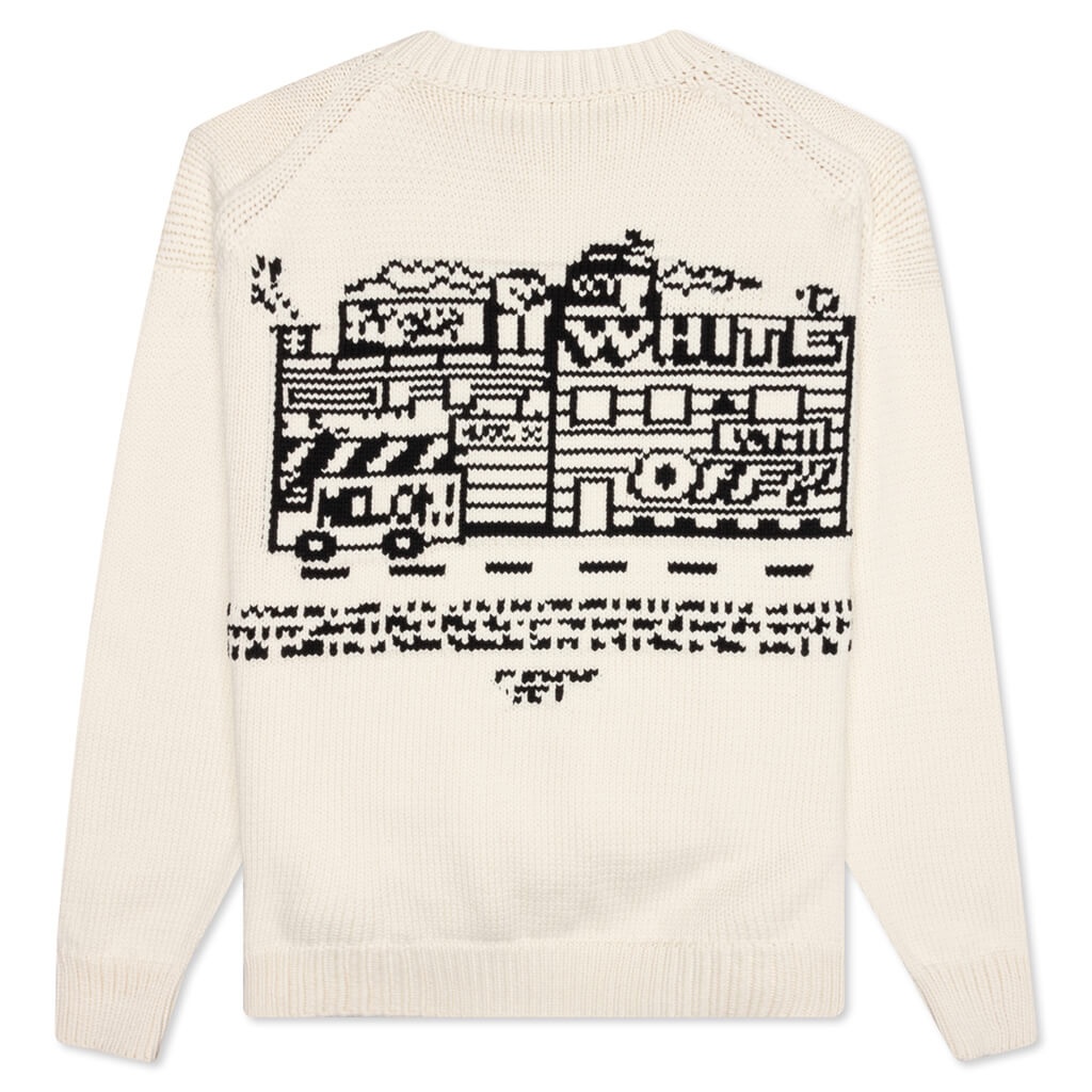 GRAFFITI ZINE CHUNKY CREWNECK - OFF WHITE - 2
