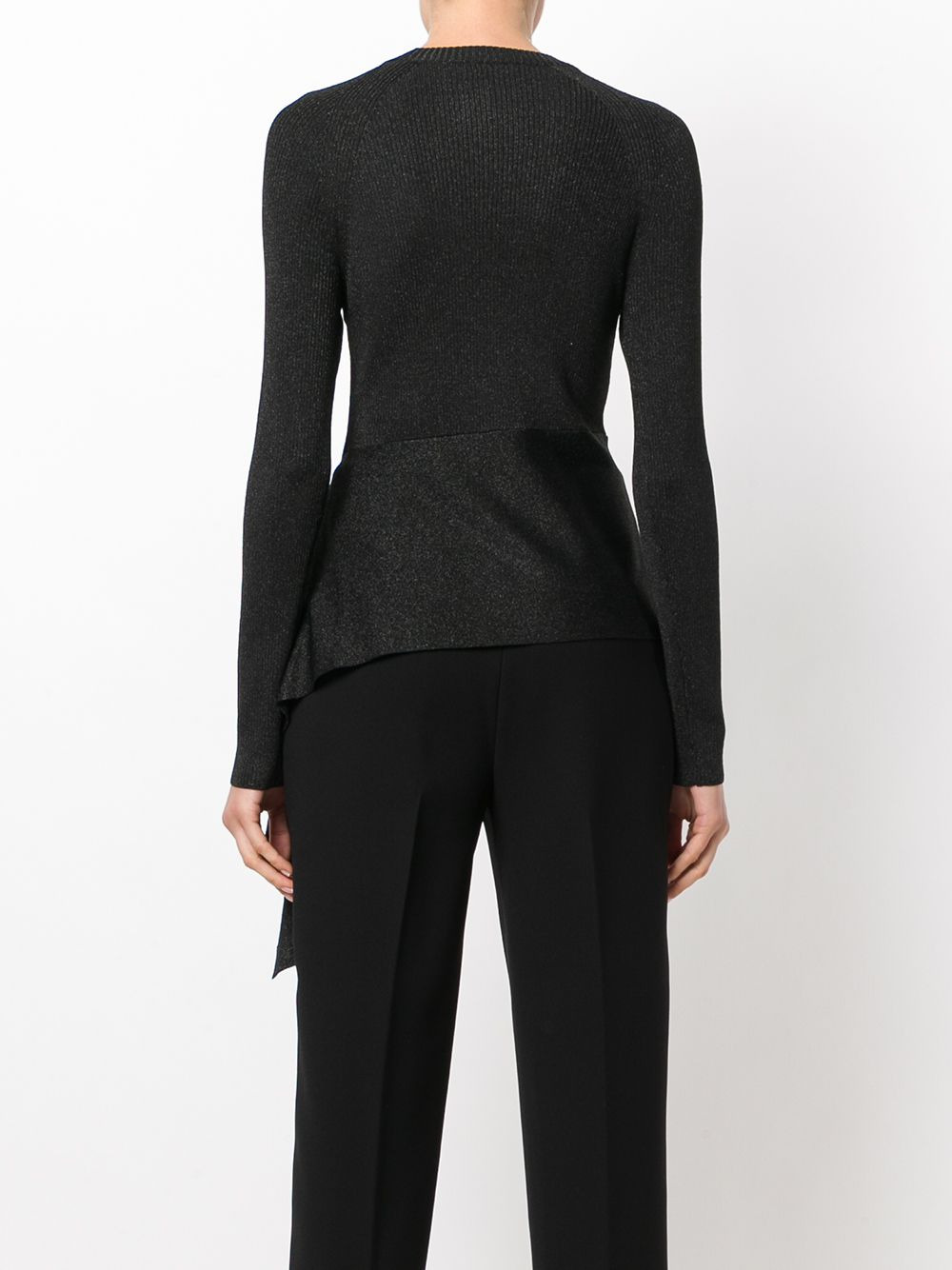 ribbed side tie top - 4