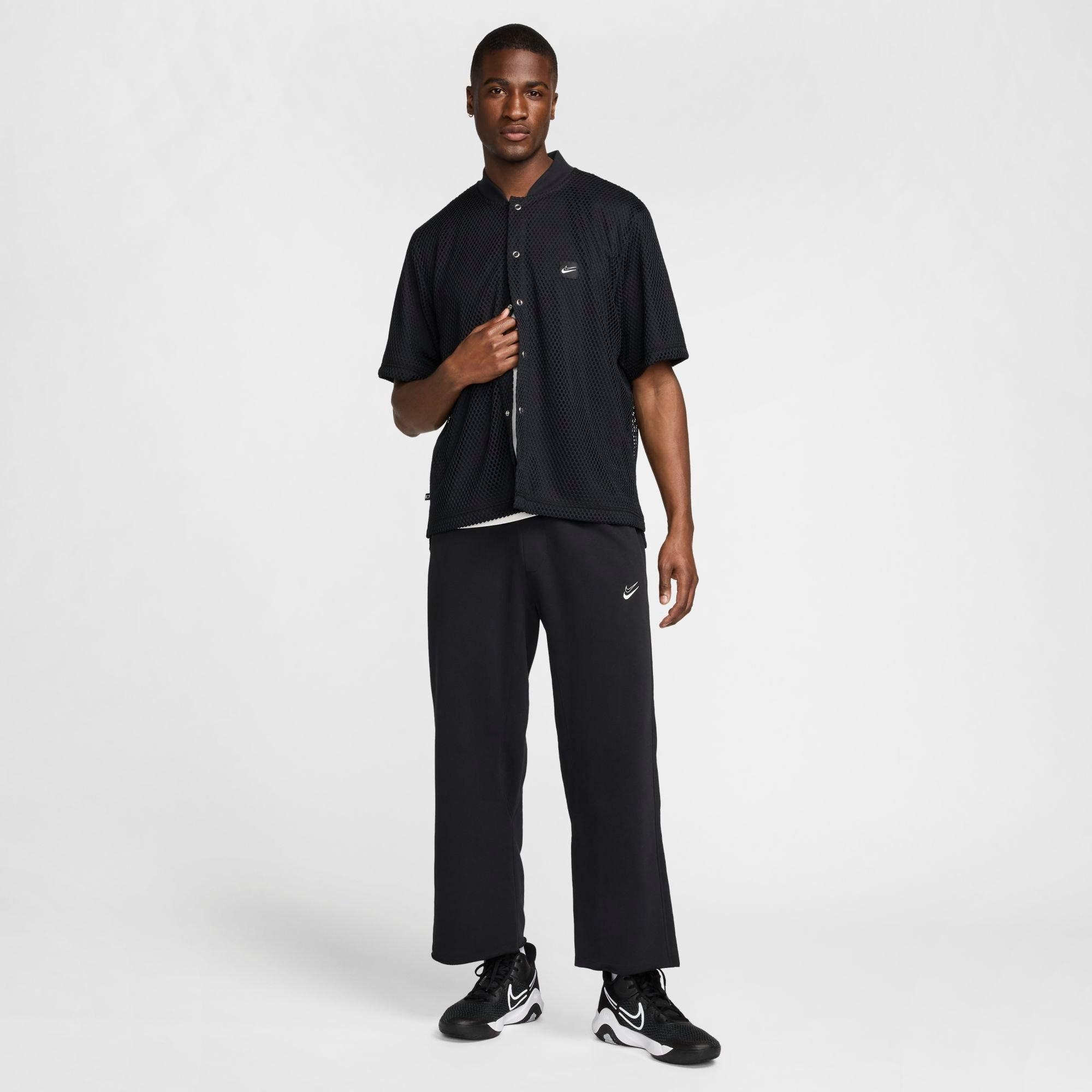Nike MEN'S NIKE KD DRI-FIT SHORT-SLEEVE BUTTON-DOWN SHIRT