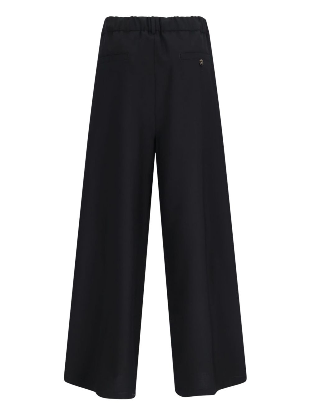 logo-print flared trousers - 2