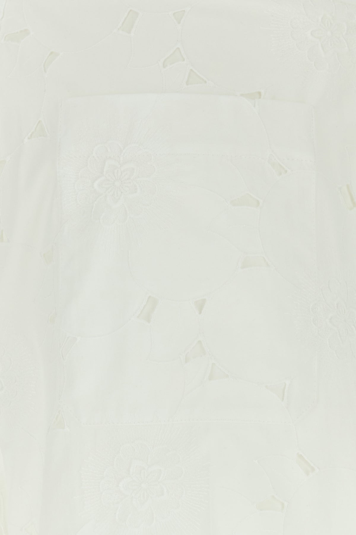 White cotton blend bermuda shorts - 5