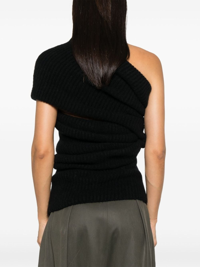 draped knitted top 4
