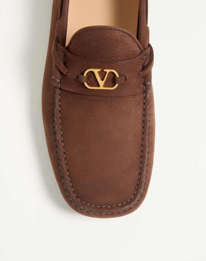 Valentino DRIVER FASTAWAY LOAFER IN DEERSKIN SUEDE outlook