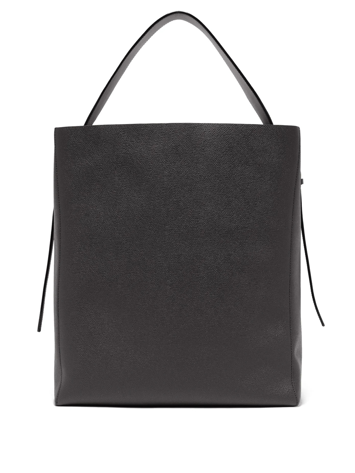 Sacca medium grained-leather tote bag - 1