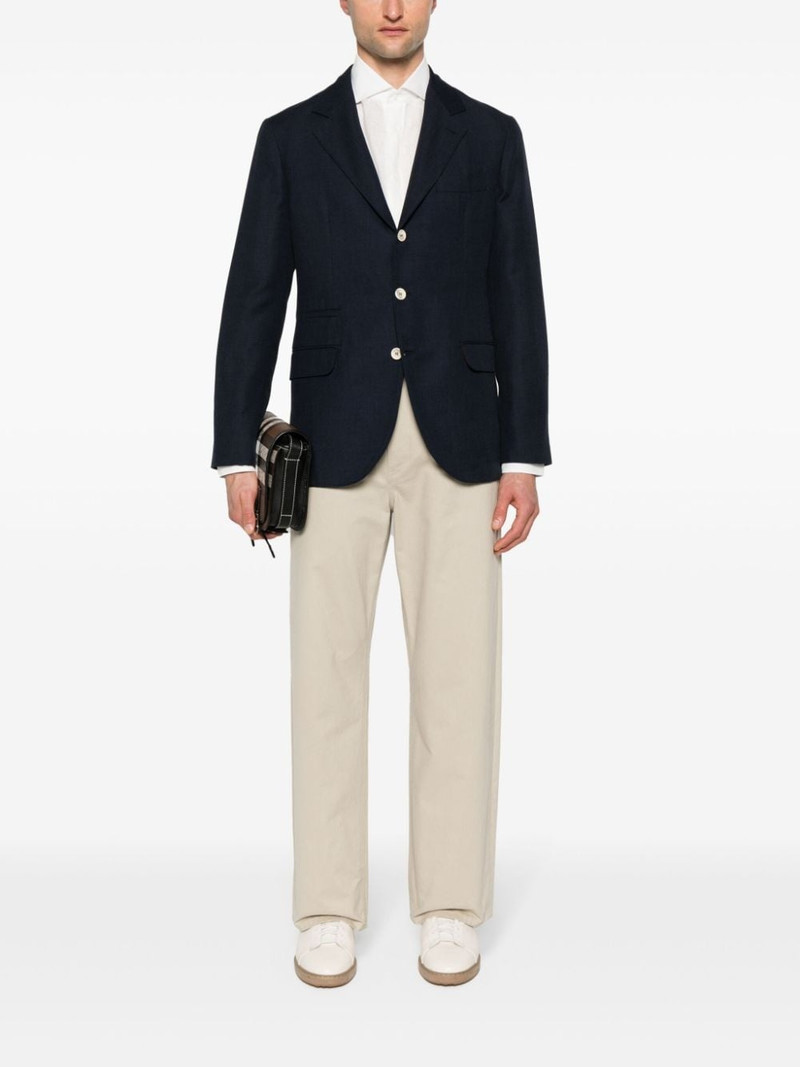 Brunello Cucinelli single-breasted blazer outlook
