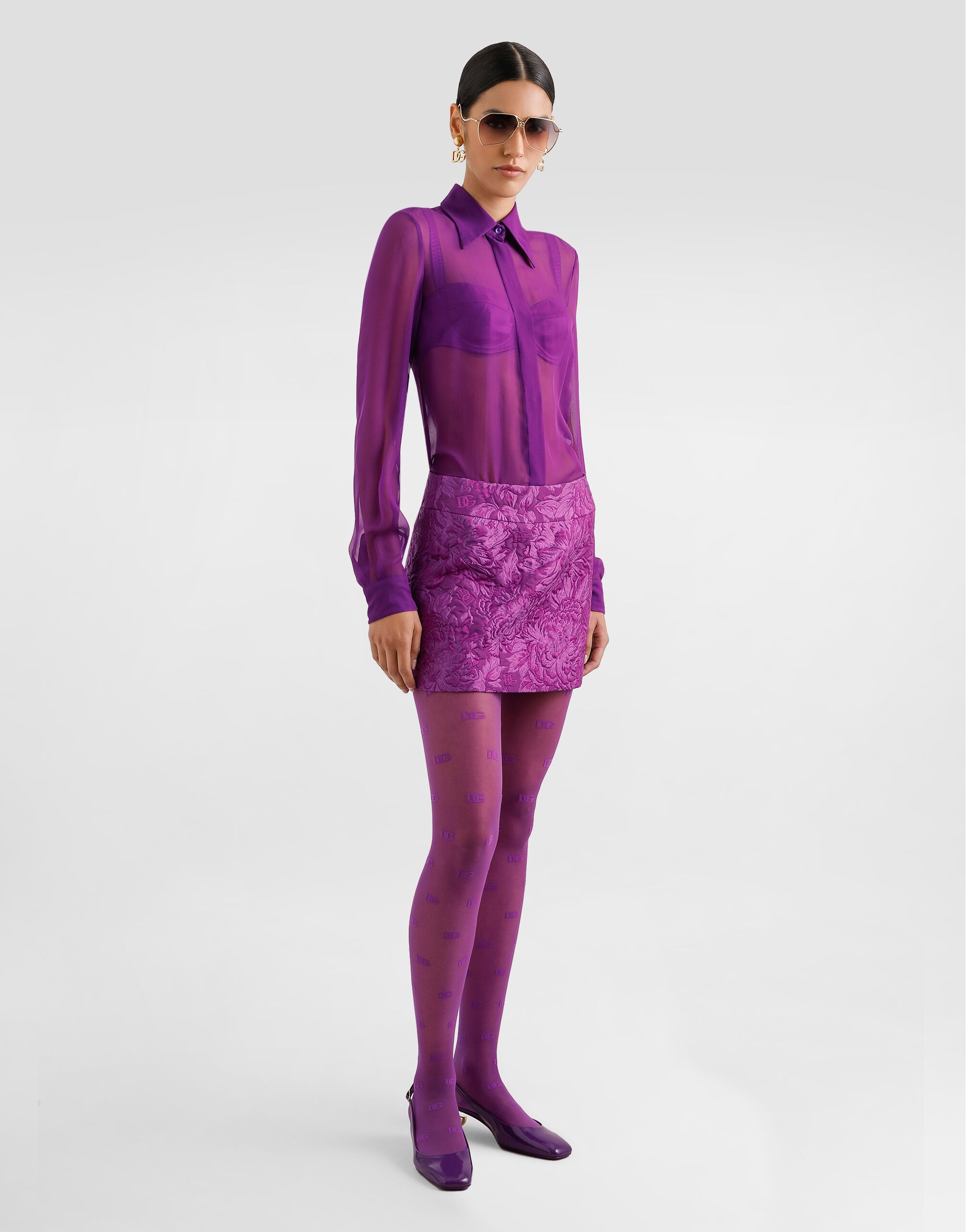 Brocade miniskirt - 2