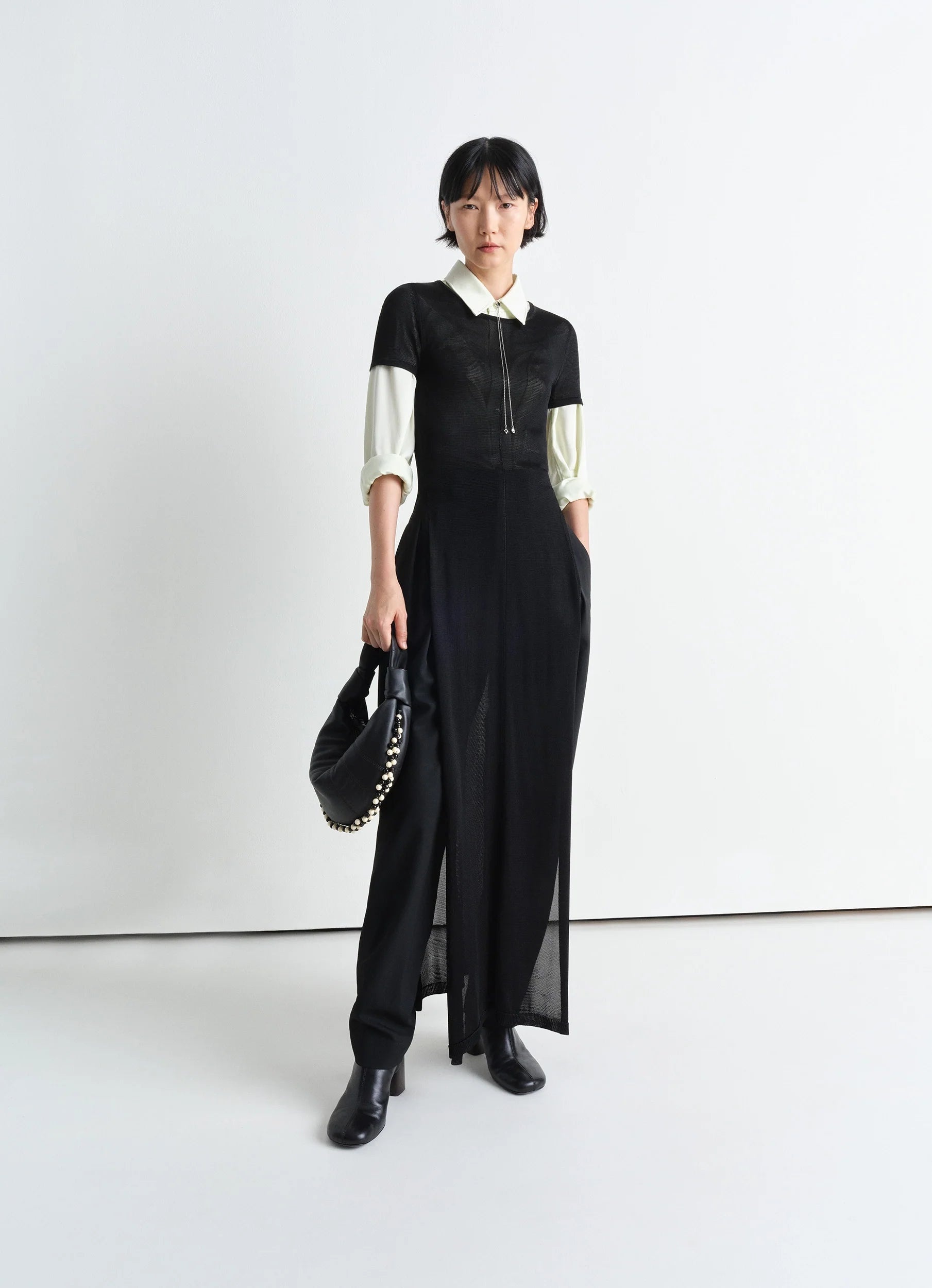 LEMAIRE ビーズミニフォーチュンバッグ 【関税込】 Lemaire MINI FORTUNE BAG WITH BEADS | REVERSIBLE